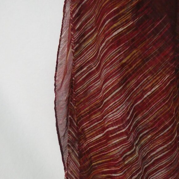 Unbranded | OS | Elegant Earthy Toned Sheer Scarf - Picture 11 of 14